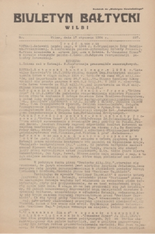 Biuletyn Bałtycki Wilbi : dodatek do „Biuletynu Kowieńskiego”. [1935], nr 257 (17 stycznia)