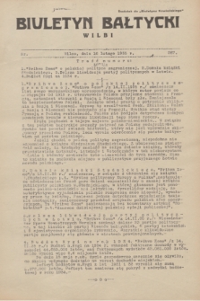 Biuletyn Bałtycki Wilbi : dodatek do „Biuletynu Kowieńskiego”. 1935, nr 267 (16 lutego)