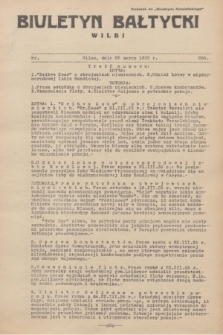 Biuletyn Bałtycki Wilbi : dodatek do „Biuletynu Kowieńskiego”. 1935, nr 280 (22 marca)