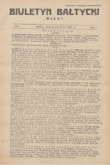 Biuletyn Bałtycki Wilbi : dodatek do „Biuletynu Kowieńskiego”. 1935, nr 284 (5 kwietnia)