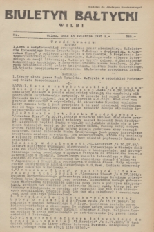Biuletyn Bałtycki Wilbi : dodatek do „Biuletynu Kowieńskiego”. 1935, nr 285 (13 kwietnia)