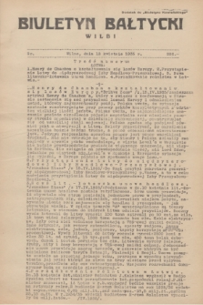 Biuletyn Bałtycki Wilbi : dodatek do „Biuletynu Kowieńskiego”. 1935, nr 286 (18 kwietnia)