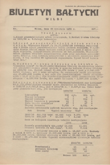 Biuletyn Bałtycki Wilbi : dodatek do „Biuletynu Kowieńskiego”. 1935, nr 287 (25 kwietnia)