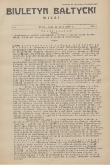 Biuletyn Bałtycki Wilbi : dodatek do „Biuletynu Kowieńskiego”. 1935, nr 289 (10 maja)