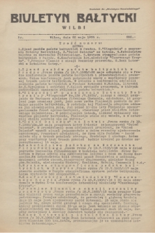Biuletyn Bałtycki Wilbi : dodatek do „Biuletynu Kowieńskiego”. 1935, nr 292 (20 maja)
