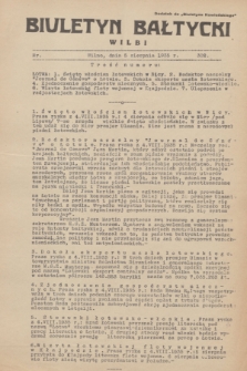 Biuletyn Bałtycki Wilbi : dodatek do „Biuletynu Kowieńskiego”. 1935, nr 302 (5 sierpnia)