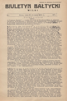 Biuletyn Bałtycki Wilbi : dodatek do „Biuletynu Kowieńskiego”. 1935, nr 307 (26 sierpnia)