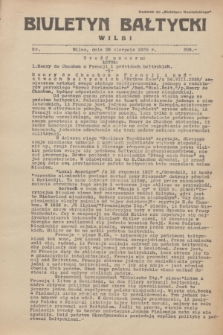 Biuletyn Bałtycki Wilbi : dodatek do „Biuletynu Kowieńskiego”. 1935, nr 308 (28 sierpnia)