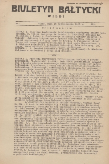 Biuletyn Bałtycki Wilbi : dodatek do „Biuletynu Kowieńskiego”. 1935, nr 313 (16 października)