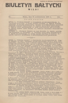 Biuletyn Bałtycki Wilbi : dodatek do „Biuletynu Kowieńskiego”. 1935, nr 314 (25 października)
