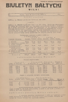 Biuletyn Bałtycki Wilbi : dodatek do „Biuletynu Kowieńskiego”. 1935, nr 316 (20 listopada)