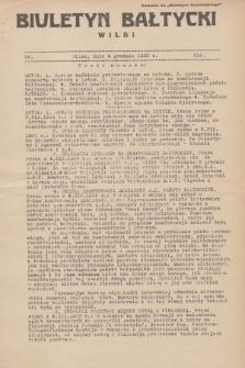 Biuletyn Bałtycki Wilbi : dodatek do „Biuletynu Kowieńskiego”. 1935, nr 318 (4 grudnia)
