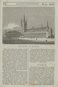 Magazyn Powszechny. [R.1], [nr] 14 (10 maja 1834)