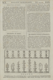 Magazyn Powszechny. [R.1], [nr] 45 (13 grudnia 1834)