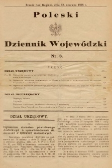 Poleski Dziennik Wojewódzki. 1935, nr 8