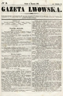 Gazeta Lwowska. 1861, nr 3