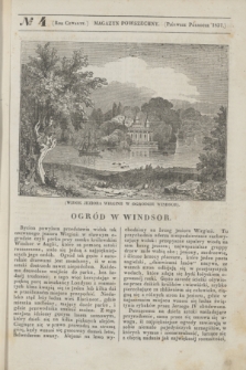 Magazyn Powszechny. R.4, [Poczet Nowy 1], № 4 (pierwsze półrocze 1837)