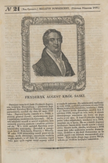 Magazyn Powszechny. R.4, [Poczet Nowy 1], № 21 (pierwsze półrocze 1837)