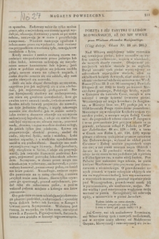 Magazyn Powszechny. [R.4], [Poczet Nowy 1], [№ 27] (drugie półrocze 1837)
