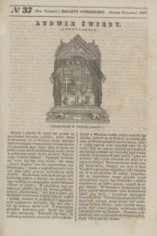 Magazyn Powszechny. R.4, [Poczet Nowy 1], № 37 (drugie półrocze 1837)