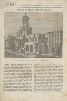 Magazyn Powszechny. R.5, [Poczet Nowy 2], № 18 (pierwsze półrocze 1838)