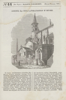 Magazyn Powszechny. R.5, [Poczet Nowy 2], № 44 (drugie półrocze 1838)