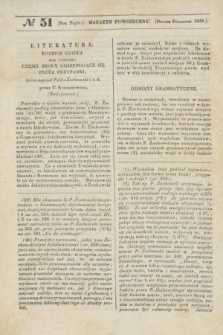 Magazyn Powszechny. R.5, [Poczet Nowy 2], № 51 (drugie półrocze 1838)