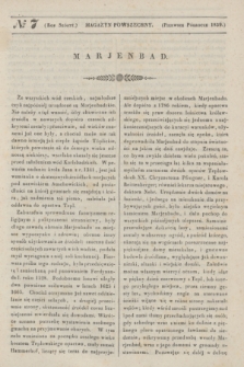 Magazyn Powszechny. R.6, [Poczet Nowy 3], № 7 (pierwsze półrocze 1839) + wkładka
