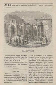 Magazyn Powszechny. R.6, [Poczet Nowy 3], № 14 (pierwsze półrocze 1839)