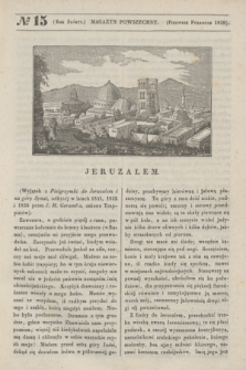 Magazyn Powszechny. R.6, [Poczet Nowy 3], № 15 (pierwsze półrocze 1839)