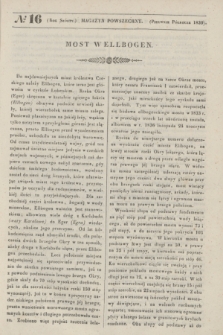 Magazyn Powszechny. R.6, [Poczet Nowy 3], № 16 (pierwsze półrocze 1839) + wkładka