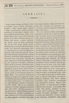 Magazyn Powszechny. R.6, [Poczet Nowy 3], № 19 (pierwsze półrocze 1839) + wkładka