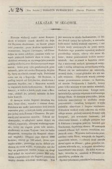 Magazyn Powszechny. R.6, [Poczet Nowy 3], № 28 (drugie półrocze 1839)