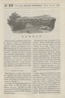 Magazyn Powszechny. R.6, Poczet Nowy 3, № 29 (drugie półrocze 1839)