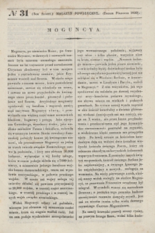 Magazyn Powszechny. R.6, [Poczet Nowy 3], № 31 (drugie półrocze 1839) + wkładka