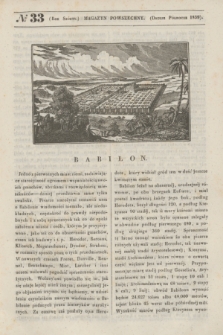 Magazyn Powszechny. R.6, [Poczet Nowy 3], № 33 (drugie półrocze 1839)