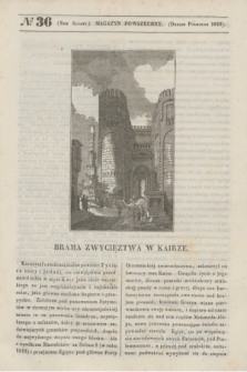 Magazyn Powszechny. R.6, [Poczet Nowy 3], № 36 (drugie półrocze 1839)