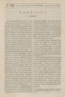 Magazyn Powszechny. R.6, [Poczet Nowy 3], № 43 (drugie półrocze 1839) + wkładka