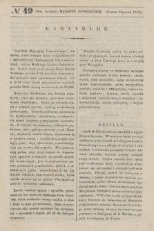 Magazyn Powszechny. R.6, [Poczet Nowy 3], № 49 (drugie półrocze 1839)