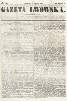Gazeta Lwowska. 1861, nr 5
