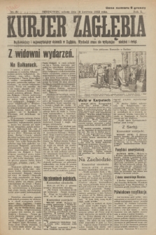 Kurjer Zagłębia : najdawniejszy i najpoczytniejszy dziennik w Zagłębiu. R.10, nr 81 (10 kwietnia 1915)
