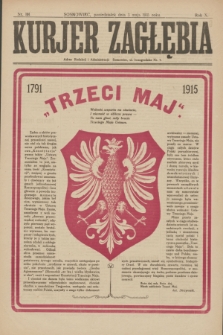 Kurjer Zagłębia. R.10, nr 101 (3 maja 1915)