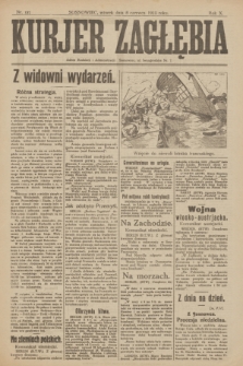 Kurjer Zagłębia. R.10, nr 127 (8 czerwca 1915)