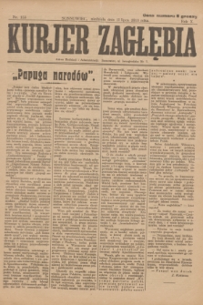 Kurjer Zagłębia. R.10, nr 155 (11 lipca 1915)