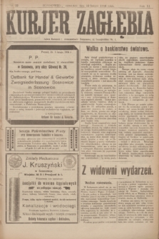 Kurjer Zagłębia. R.11, nr 32 (10 lutego 1916)