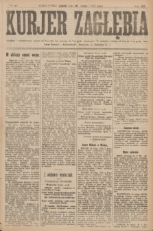 Kurjer Zagłębia. R.12, nr 37 (16 lutego 1917)