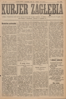 Kurjer Zagłębia. R.12, nr 42 (22 lutego 1917)
