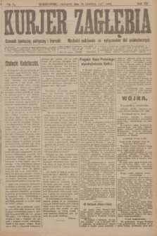 Kurjer Zagłębia : dziennik społeczny, polityczny i literacki. R.12, nr 94 (26 kwietnia 1917)