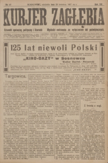 Kurjer Zagłębia : dziennik społeczny, polityczny i literacki. R.12, nr 97 (29 kwietnia 1917)