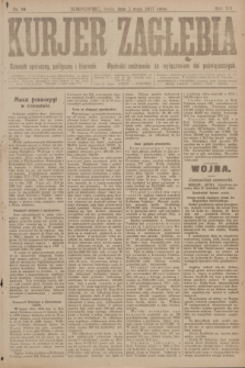 Kurjer Zagłębia : dziennik społeczny, polityczny i literacki. R.12, nr 99 (2 maja 1917)